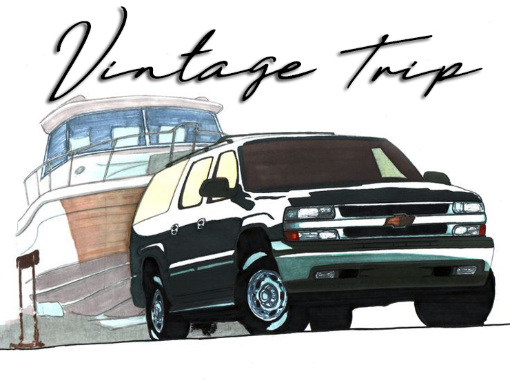 Chevrolet Suburban en ruta por el desierto